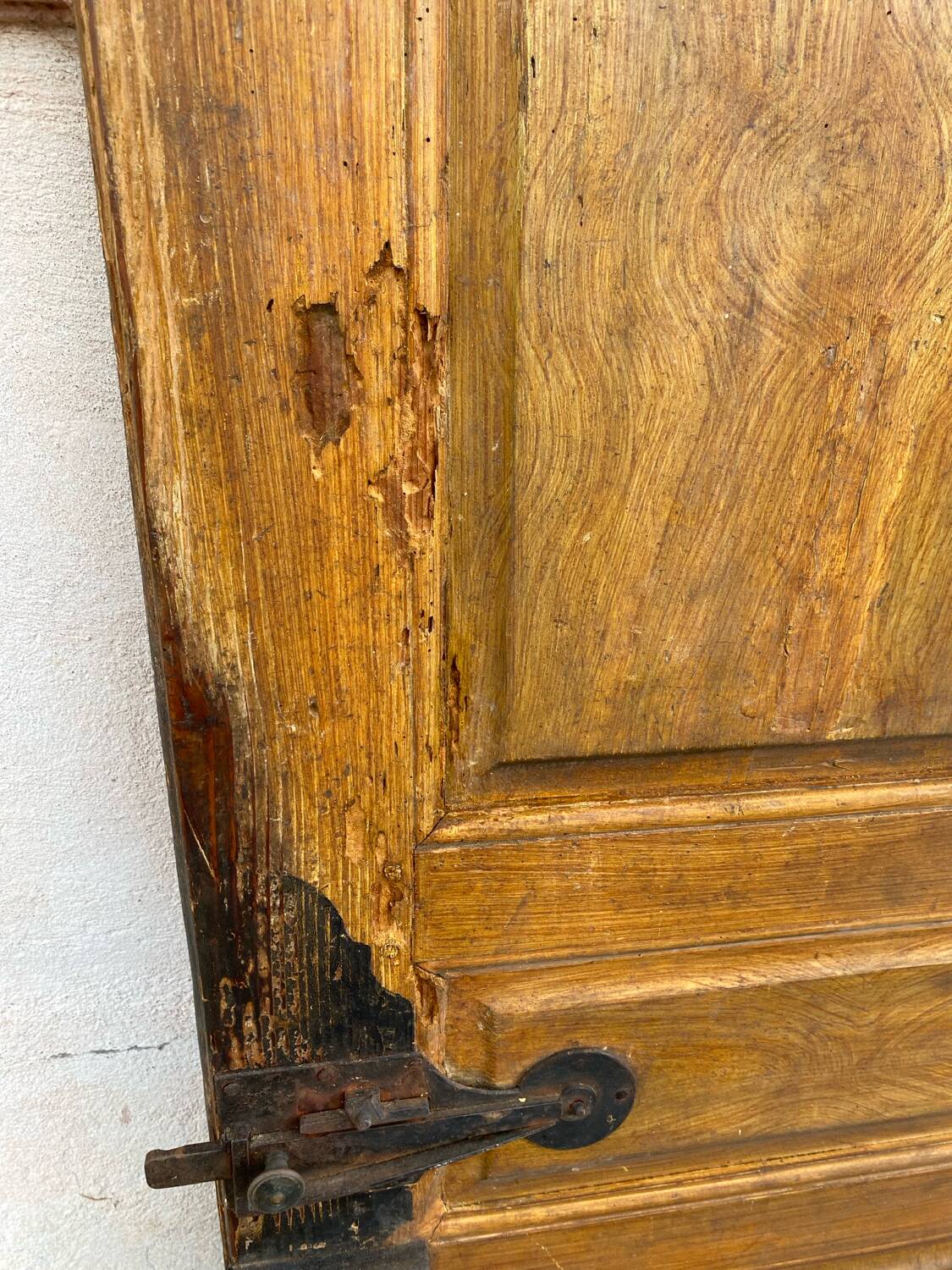 19th century interior fir door