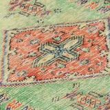 Anatolian handmade vintage rug 207 cm x 100 cm