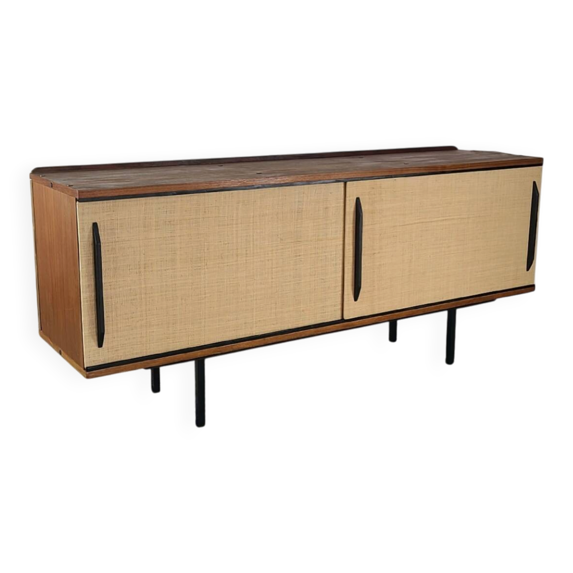 1960s Scandinavian vintage teak modernist sideboard