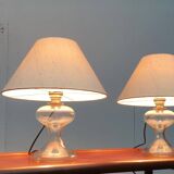 Mid-Century German table lamps ML 1 by Ingo Maurer for M Design, 1960s, set of 2