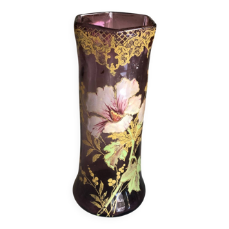 Vase rouleau Legras