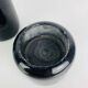 Vintage black marble candlestick trio