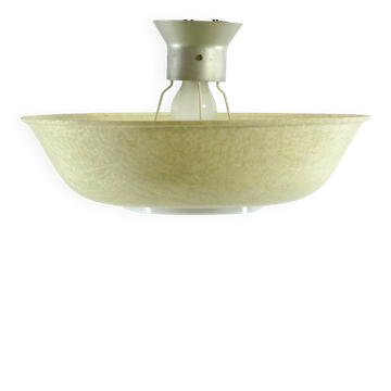 Lampe de plafond en fibre de verre vintage des années 50 de Philips Louis Kalff