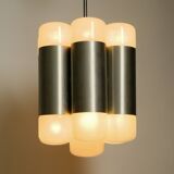 Italian 1960s Space Age ceiling lamp with 13 glasses by Goffredo Reggiani