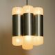 Italian 1960s Space Age ceiling lamp with 13 glasses by Goffredo Reggiani