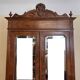Armoire a glace style Louis XVI en noyer vers 1880