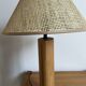 Solid oak floor lamp by Habitat