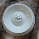 4 White Square Egg Cups