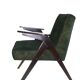 Green armchair by Józef Chierowski, 1970
