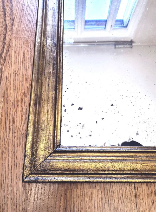 Ancien miroir Louis Phillipe, doré à la feuille d'OR - ''Marcelin