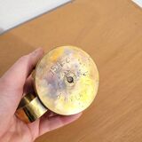 Handmade candle holder on shell casing
