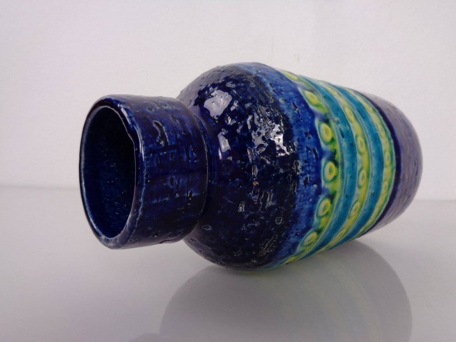 Studio ceramic vase by Aldo Londi for Bitossi, 1960s