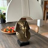 Pharaoh lamp 7 brass marble at Maison Jansen & Deknudt lighting