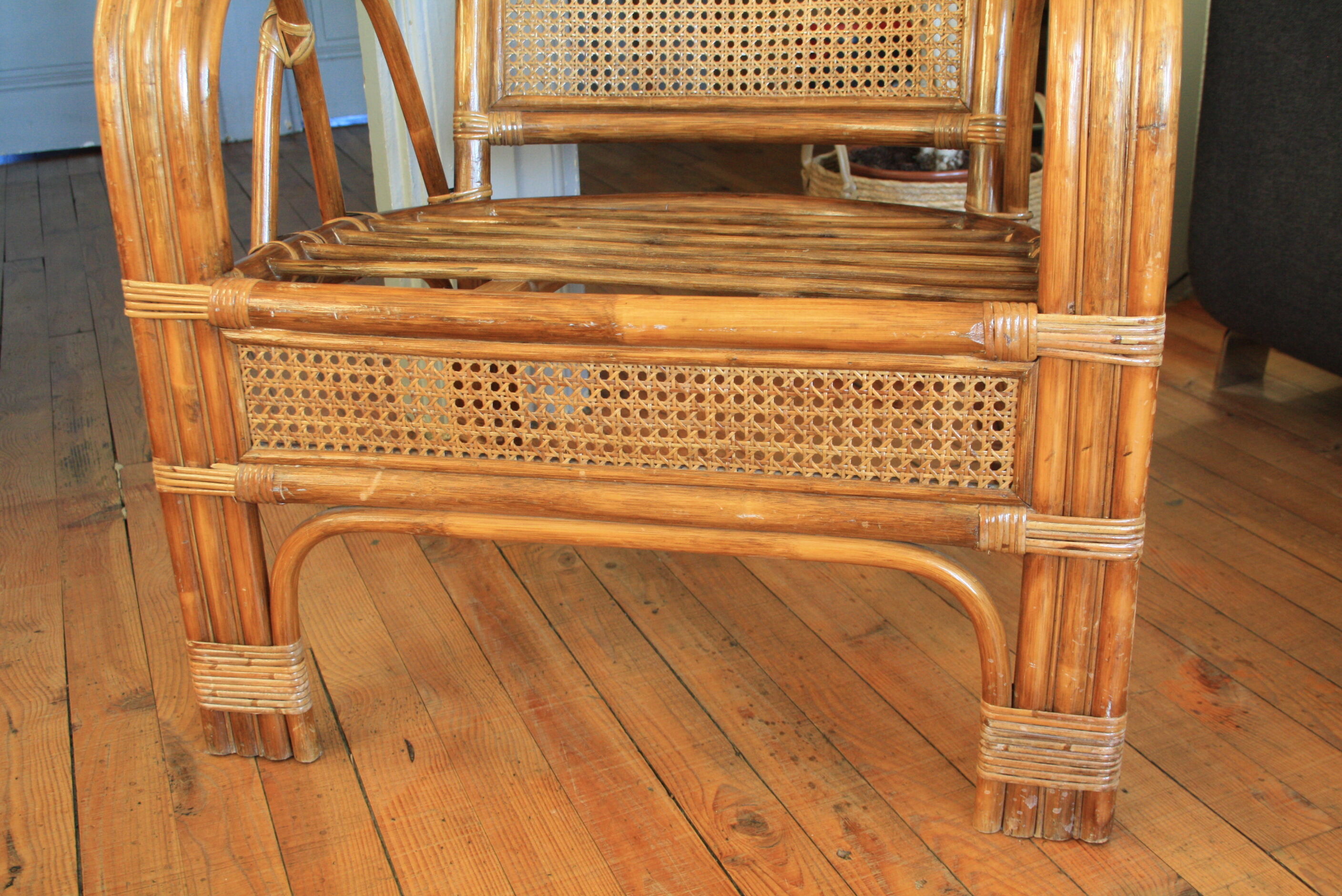 Rattan chair and caning