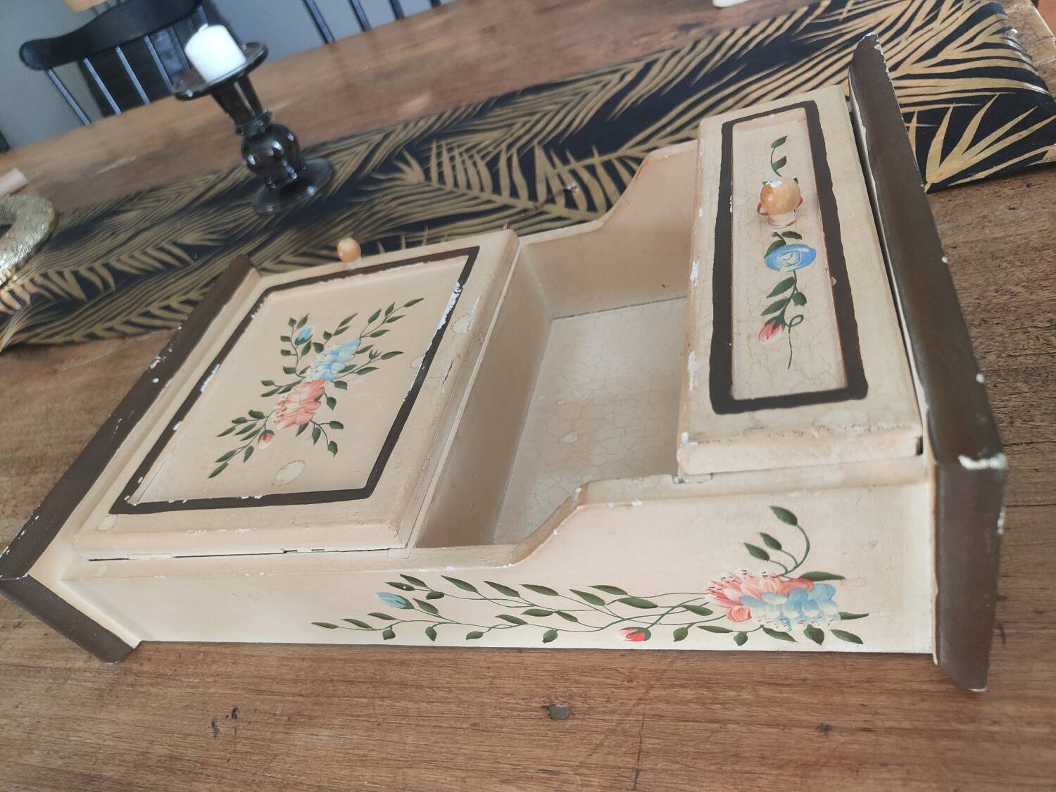 Vintage wooden key box