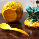 Ceramic pineapple sugar box