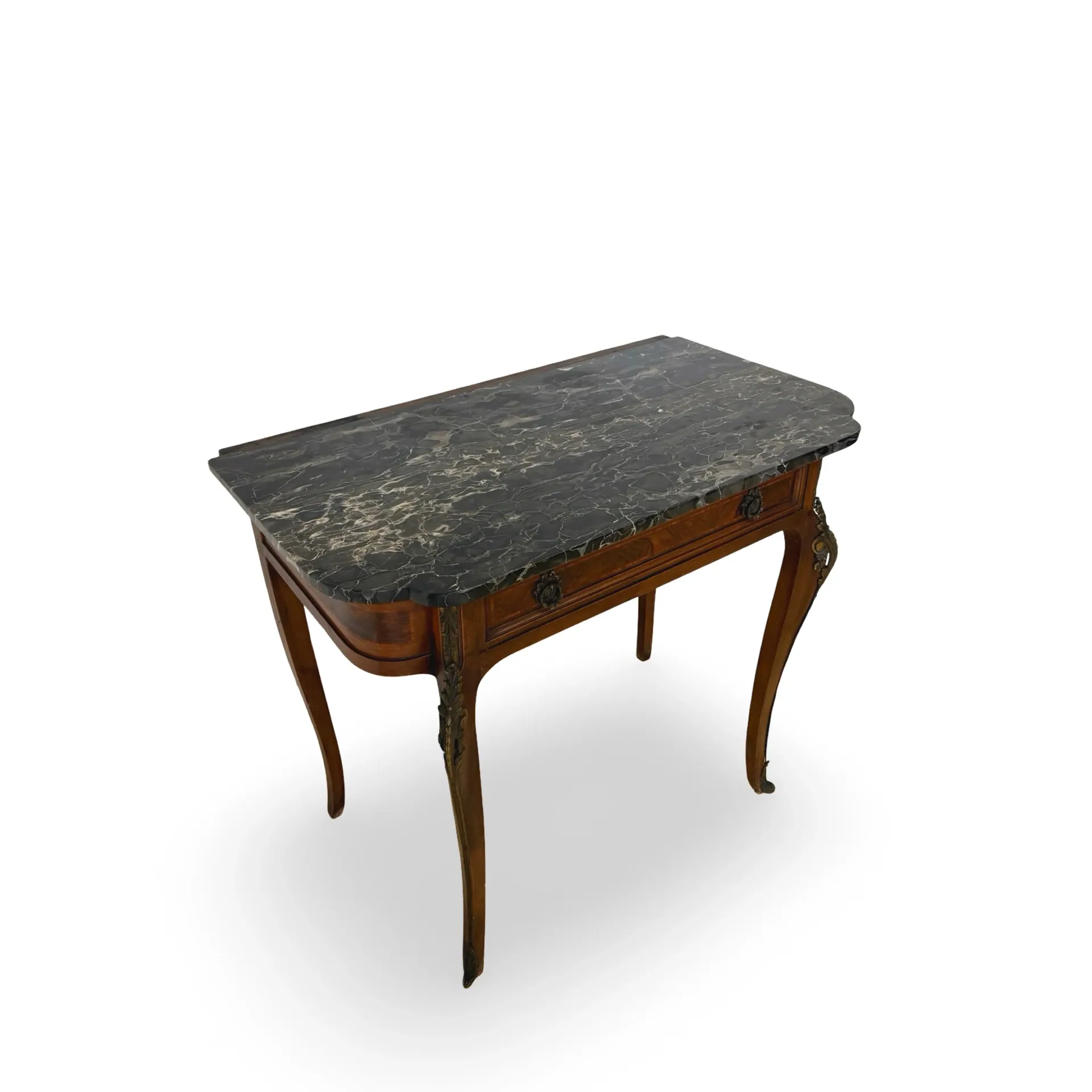 Console Table with Marble Top – 19th Century
