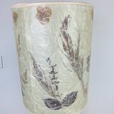 Brutalist folk art lamp 73 cm, turned wood