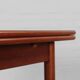 Vintage teak dining table 4-6 pers Danish design kitchen table 60s