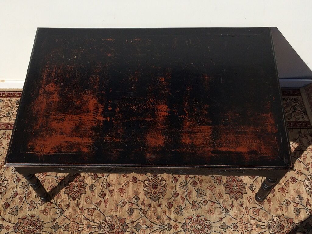Indonesian colonial style coffee table