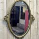 Oval Art Deco mirror from the 1930s - 73x60cm