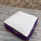 Moroccan Ottoman Pouf, Cactus Silk Pouf, Purple Pouf, Ottoman Stool, Living Room Pouf, Made Pouf