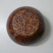 2 wooden bowls turned