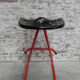 Tabouret bar vintage acier siège de tracteur
