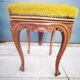 Tabouret de piano style Rocaille assise velours