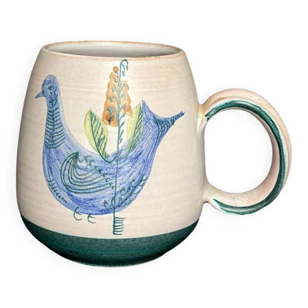 Grande tasse signée Yvon Roy Grande tasse signée Yvon Roy
