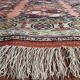 Tapis Turkmène soie fait main 163x117cm