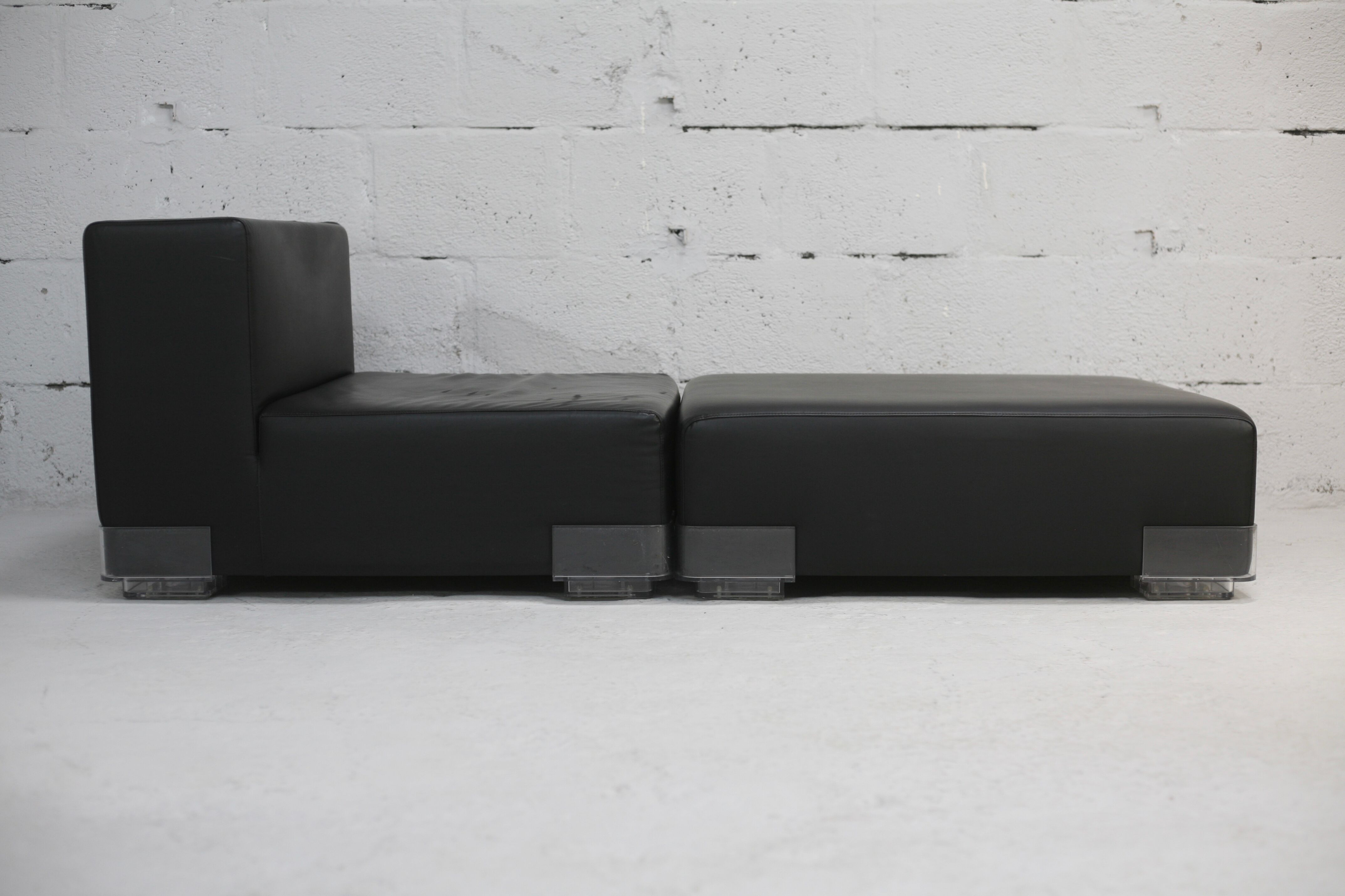 Modular sofa 2 places model "Plastics"Piero Lissoni Italy, circa 2005