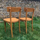 2 vintage Baumann bistro chairs 1940