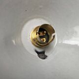 Enameled sheet metal cone pendants