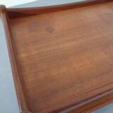 Teak tea cart by Hans J. Wegner for Andreas Tuck, Denmark, 1950s.