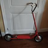 Red scooter