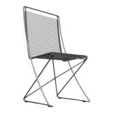 Chaise Kreuzschwinger par Till Behrens pour Meyer Stahlmöbel, années 1980