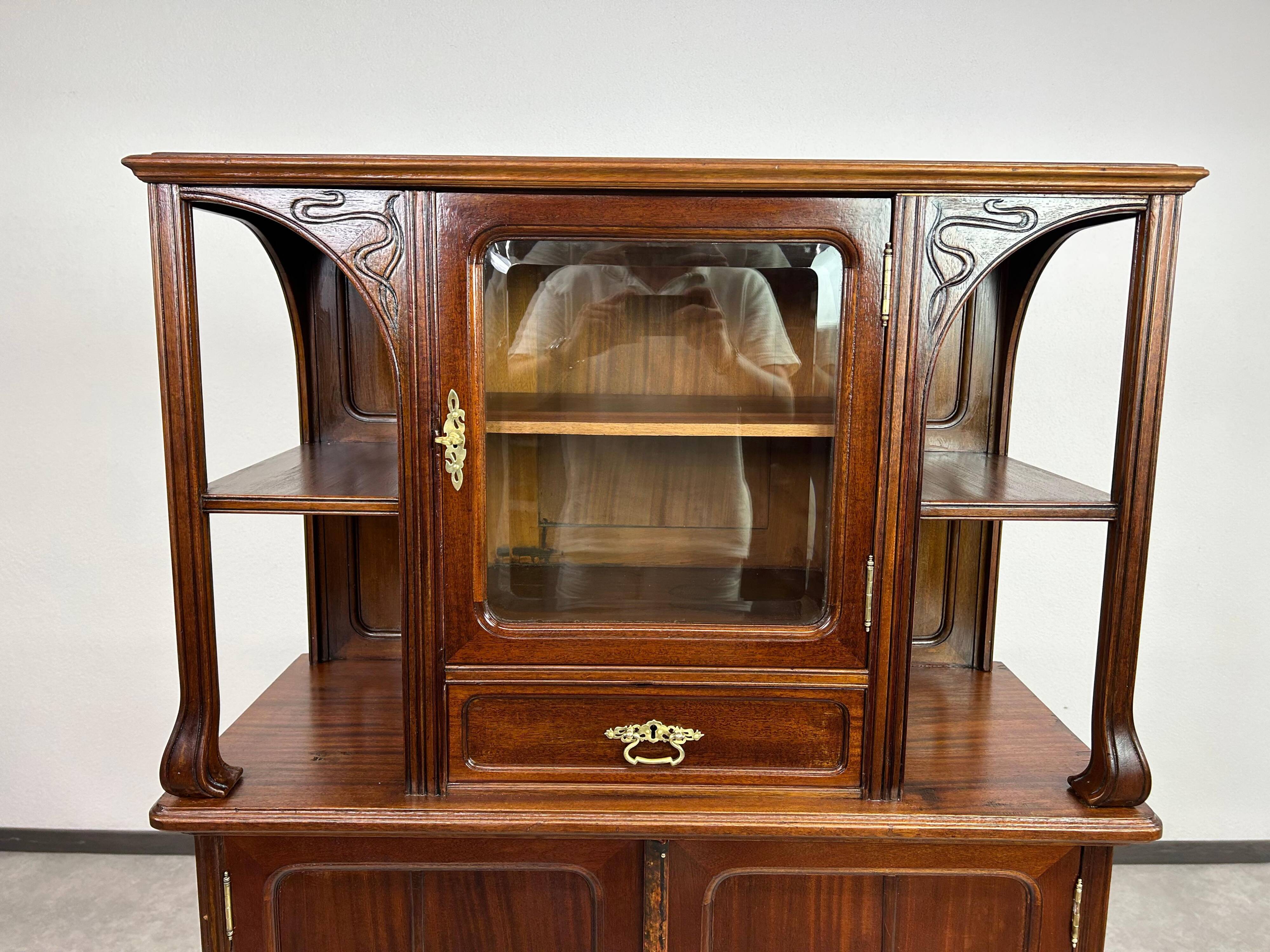 Art Nouveau display cabinet