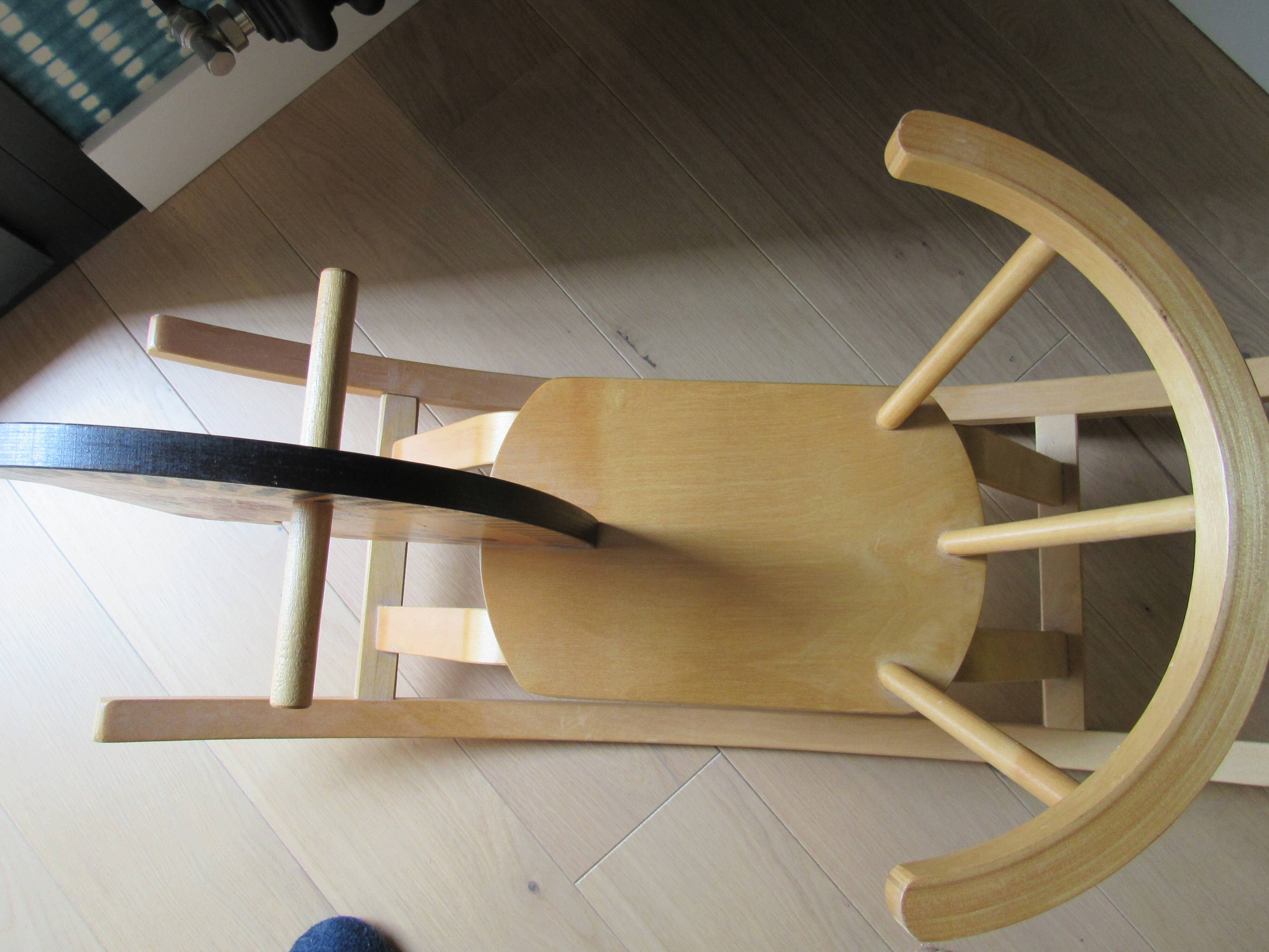 Vintage wooden rocking horse Ikea late 80s