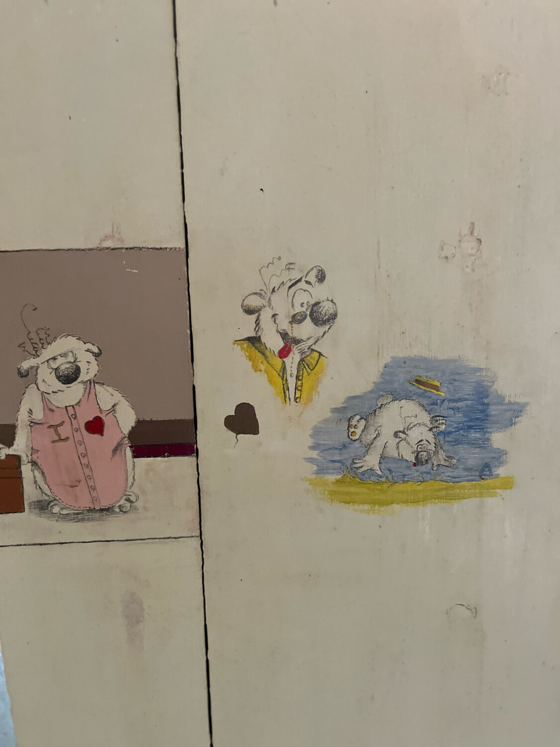 Bonnetière or parisian cabinet 1940/50