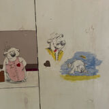 Bonnetière or parisian cabinet 1940/50