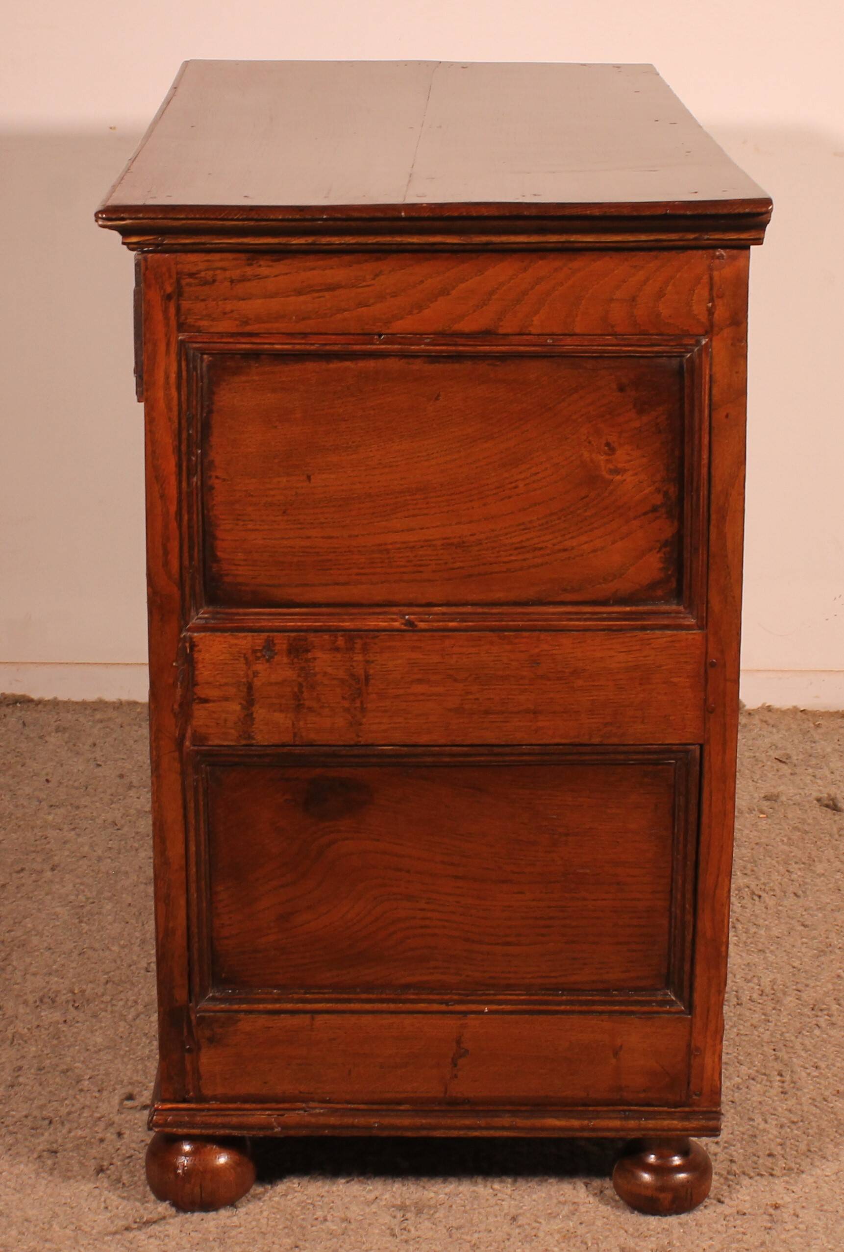 Jacobean Oak Commode 17th Century