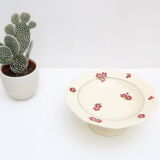 Moulin des Loup serving dish on piedouche