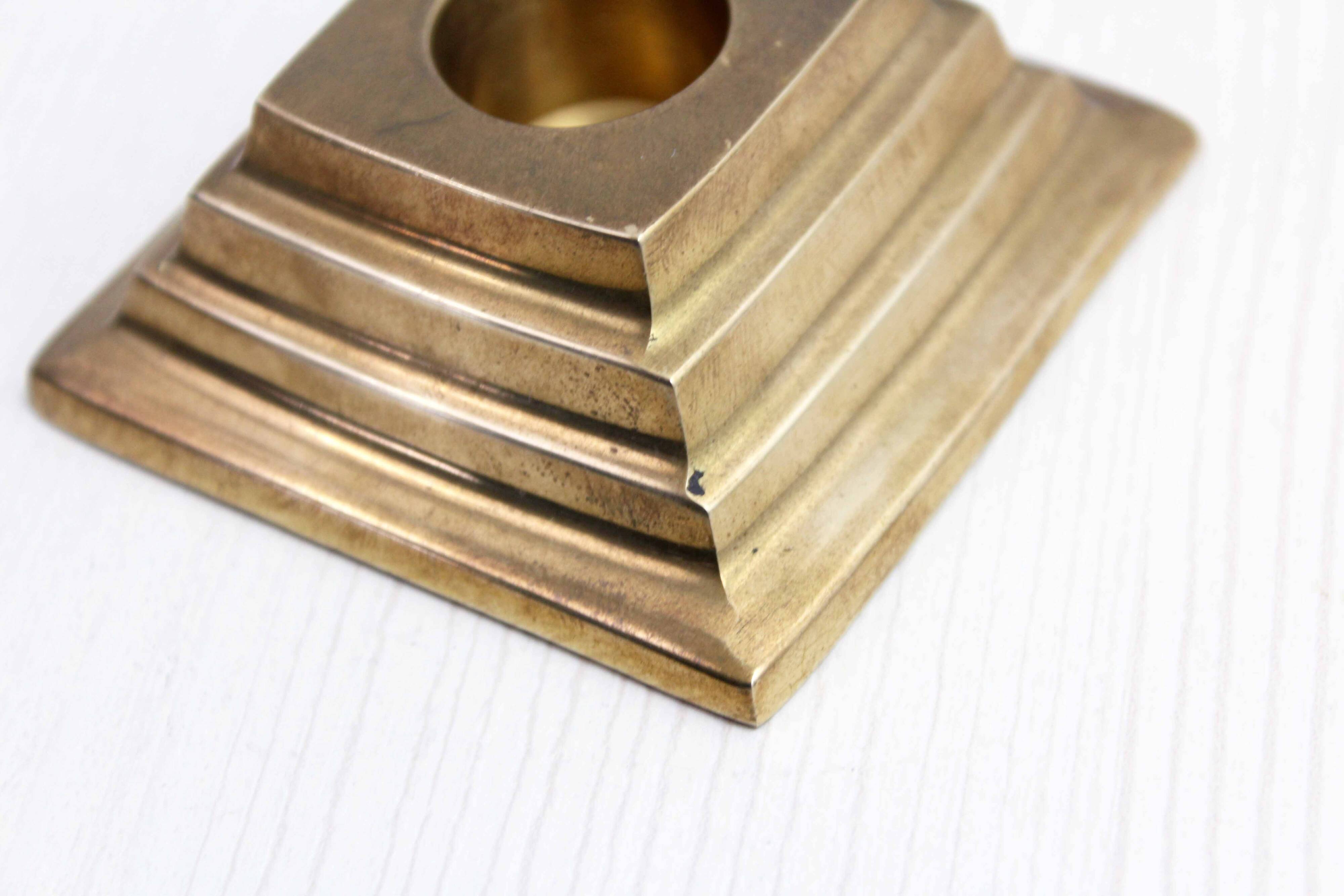 Vintage brass candle holder