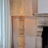 Vintage pulley floor lamp revisited