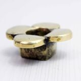 Bronze flower candle holder 1960