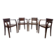Set of 4 Art Deco armchairs