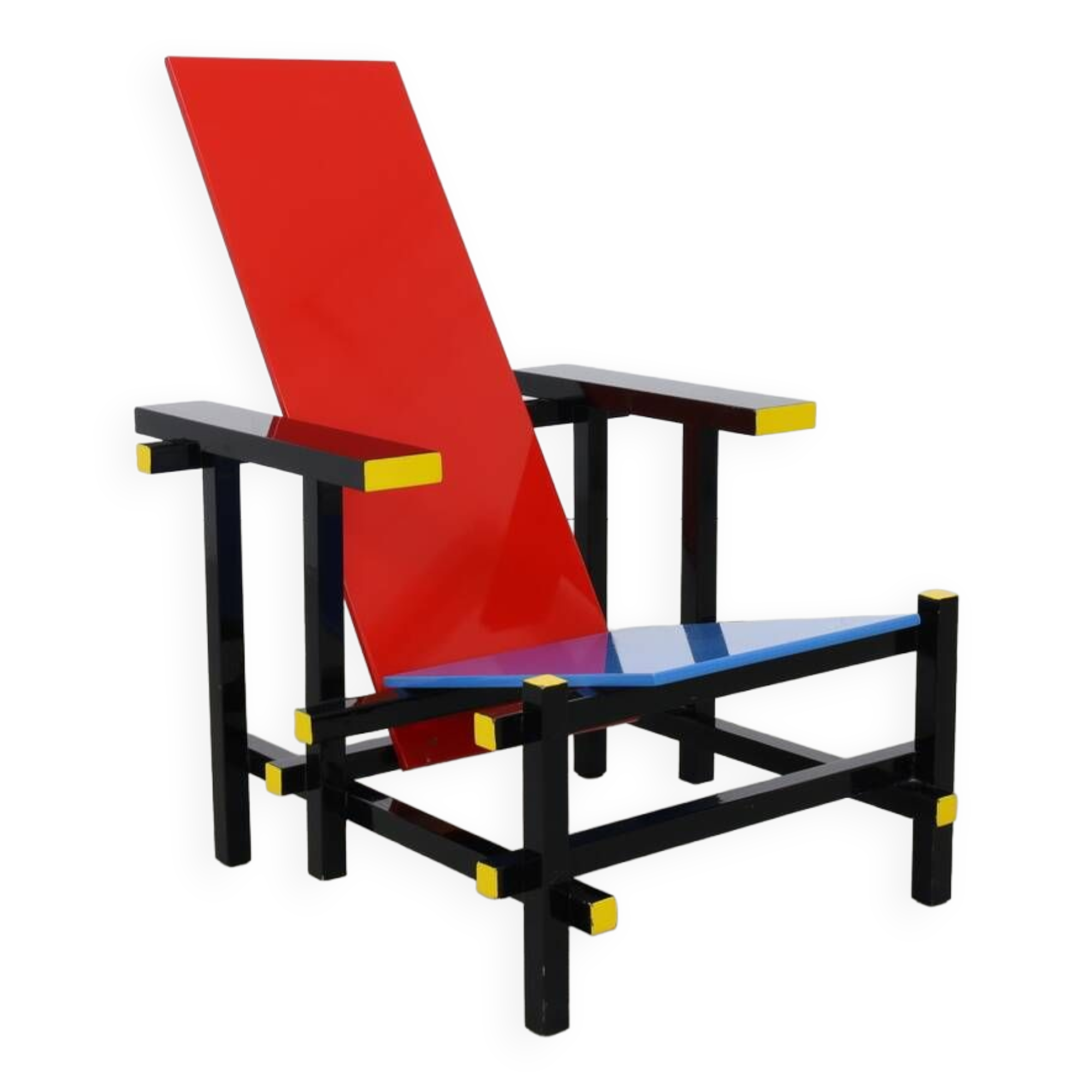 Dutch Bauhaus Lounge Chair in the style of Gerrit Rietveld