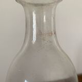 Ancienne grande bouteille soufflé collection verrerie
