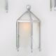 Set of 4 Jean Perzel wall lights in cut glass from Saint Gobain circa 1930